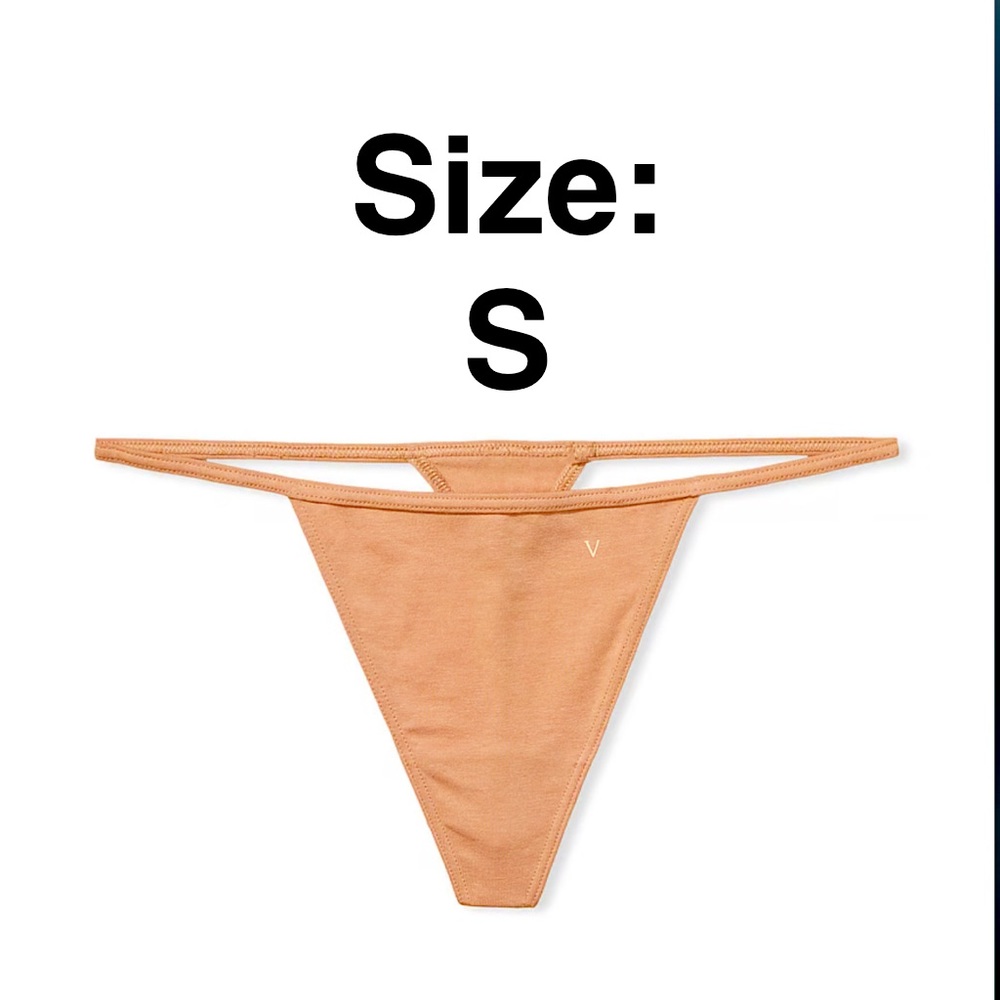 VICTORIA'S SECRET
Stretch Cotton V-String Panty -NEW